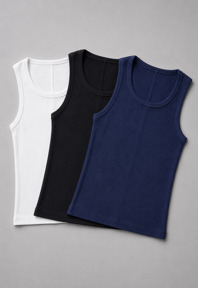 Ribbed Basic Tank Top 2.0