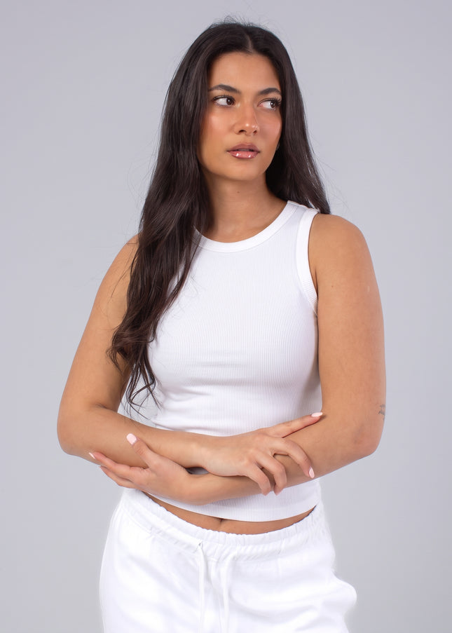 Ribbed Crew Neck Top 2.0