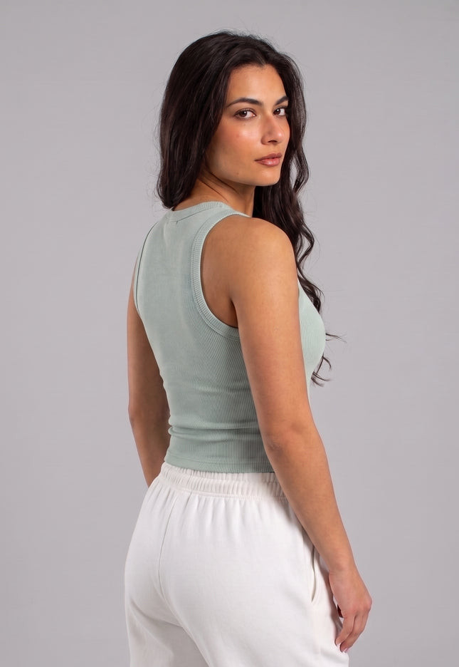 Ribbed Crew Neck Top 2.0