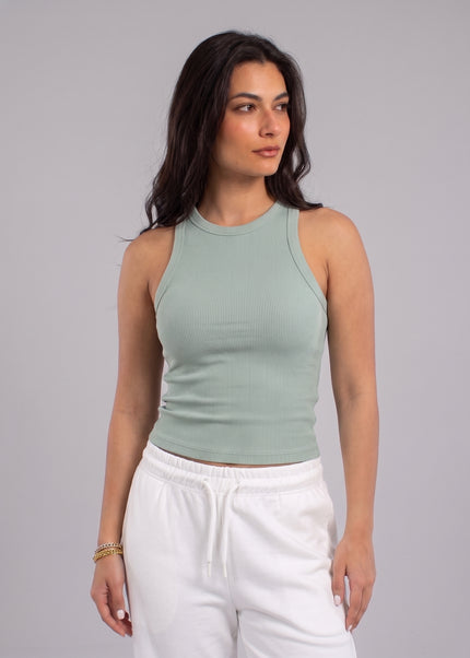 Ribbed Crew Neck Top 2.0