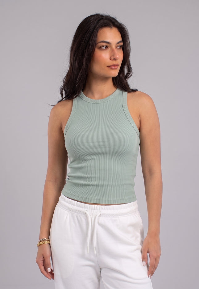 Ribbed Crew Neck Top 2.0