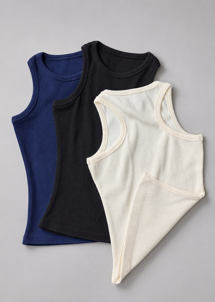 Ribbed Crew Neck Top 2.0