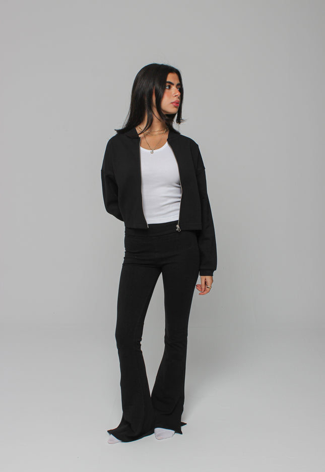 Flared Slit Pants