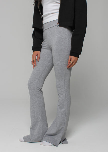 Flared Slit Pants