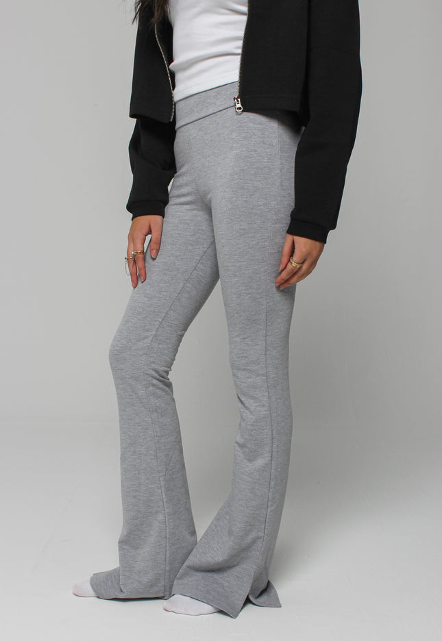Flared Slit Pants
