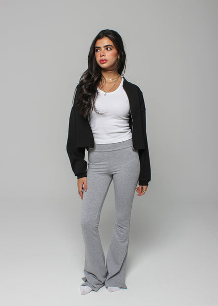 Flared Slit Pants