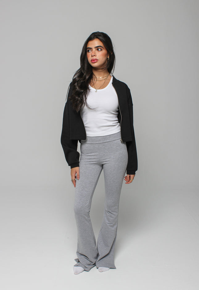 Flared Slit Pants