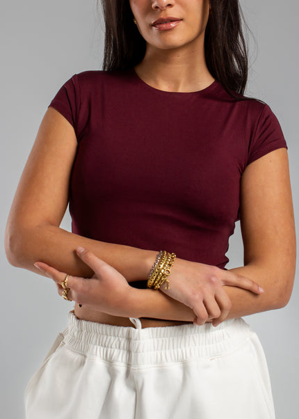 Double Layer Half Sleeve ComfortFlex™ Top