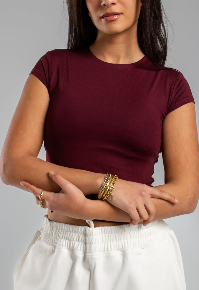 Double Layer Half Sleeve ComfortFlex™ Top