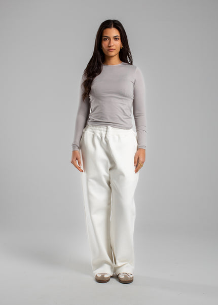 Microfiber Fitted Long Sleeve Top