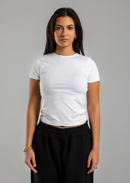 Old Microfiber Fitted Half Sleeve Top