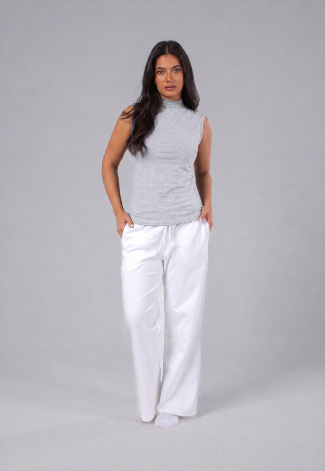 Extended Neck Tank Top