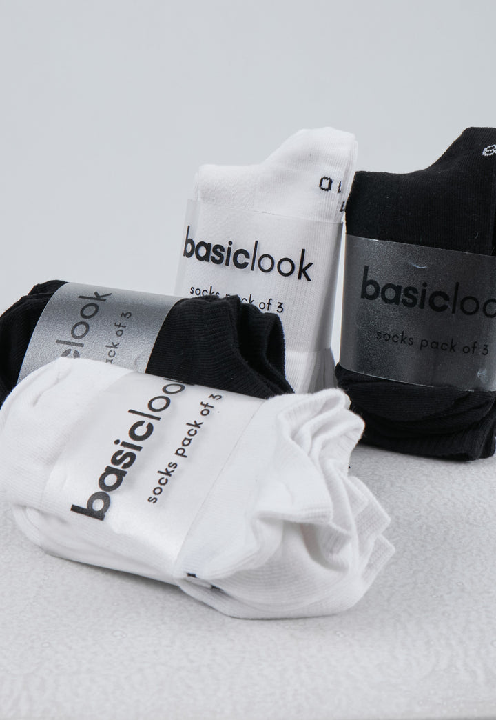 Kids Basic Socks Pack of 3