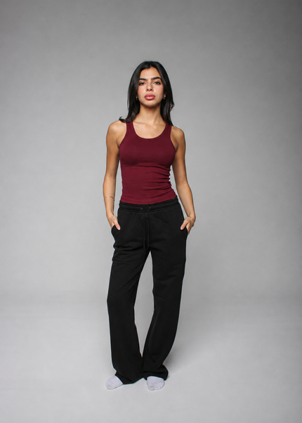 Ribbed Thick Strap Basic Top